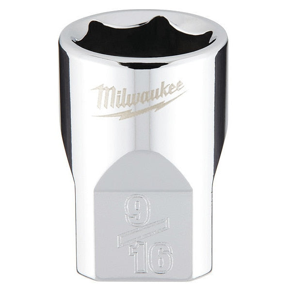 3/8 in. Drive 9/16 in. SAE 6-Point Socket with FOUR FLAT Sides
