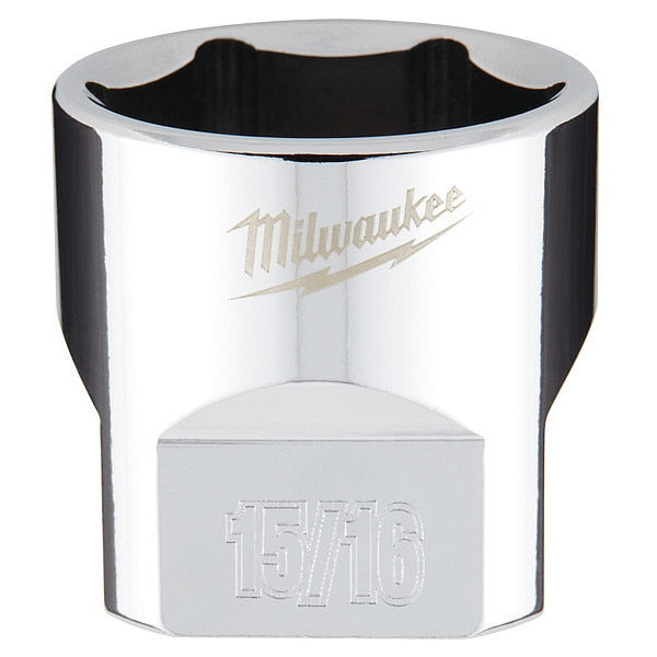 3/8 in. Drive 15/16 in. SAE 6-Point Socket with FOUR FLAT Sides