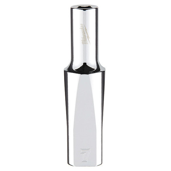 3/8 in. Drive 7mm Metric 6-Point Deep Socket with FOUR FLAT Sides