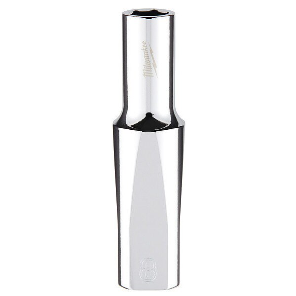 3/8 in. Drive 8mm Metric 6-Point Deep Socket with FOUR FLAT Sides