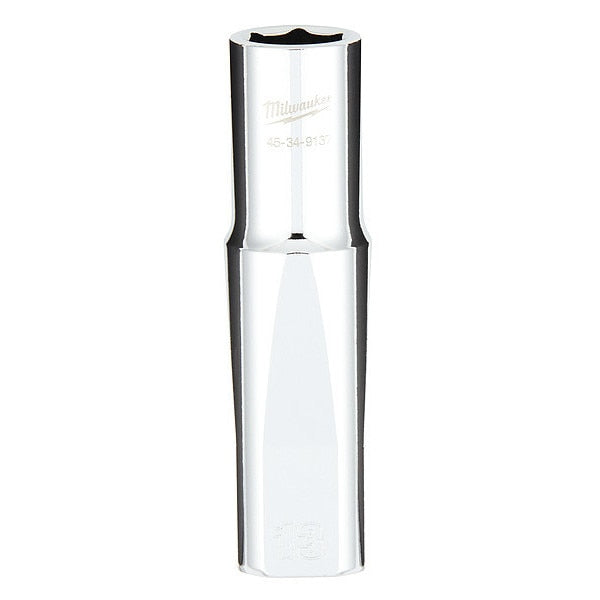 1/2 in. Drive 13mm Metric 6-Point Deep Socket with FOUR FLAT Sides