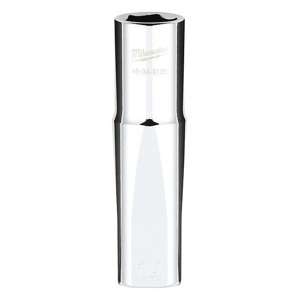1/2 in. Drive 14mm Metric 6-Point Deep Socket with FOUR FLAT Sides