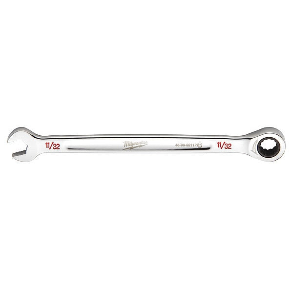 11/32 in. SAE Ratcheting Combination Wrench