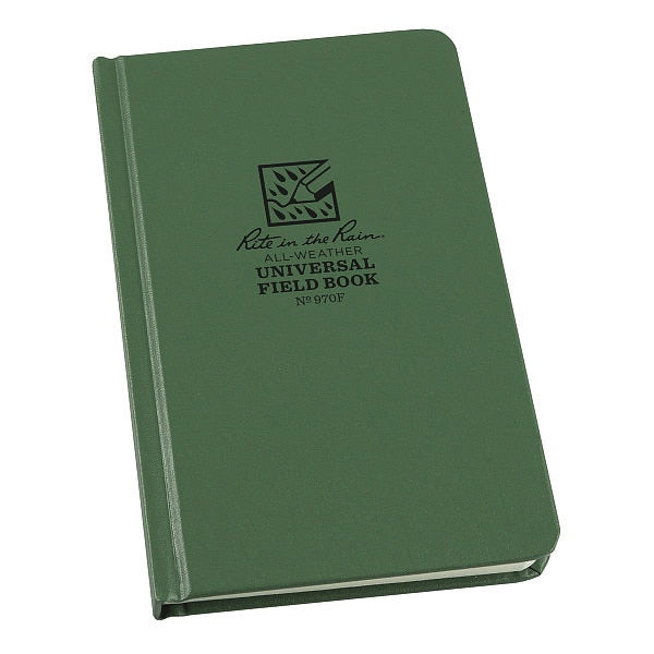 All Weather Notebook, Green Cover Color