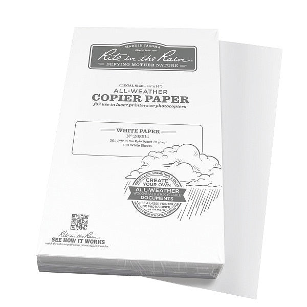 Waterproof Laser Paper, 20 lb, PK500