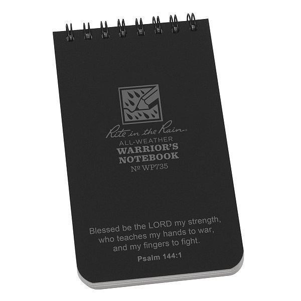 All Weather Notebook, Black Cover Color