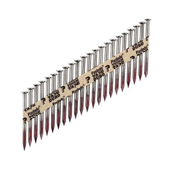 Collated Metal Connector Nail, 2-1/2 in L, Not Applicable, Brite, Flat Head, Straight, 2500 PK