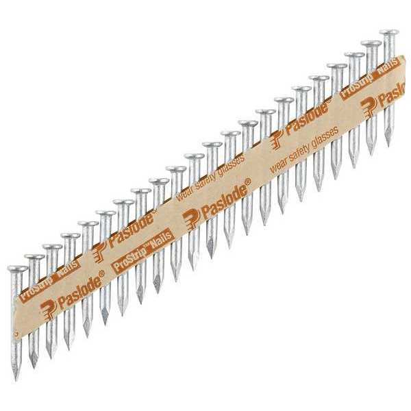 Collated Metal Connector Nail, 1-1/2 in L, Not Applicable, Galvanized, Flat Head, Straight, 3000 PK