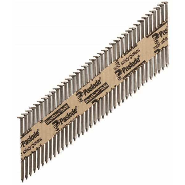 Collated Framing Nail, 2 in L, Not Applicable, Brite, Offset Round Head, 30 Degrees, 5500 PK
