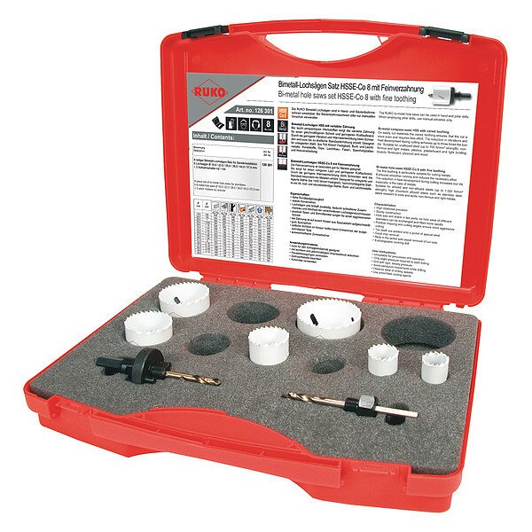 Hole Saw Kit, 1/2