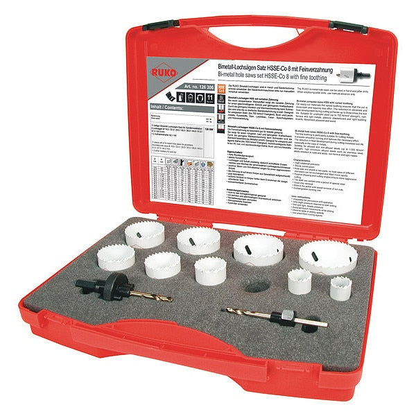 Hole Saw Kit, 1/2