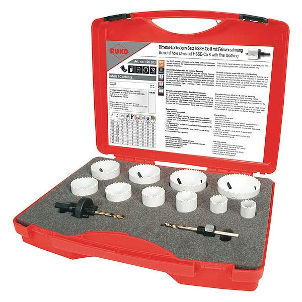 Hole Saw Kit, 1/2