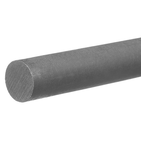Gray CPVC Plastic Rod 2 ft L, 1/4 in Dia.