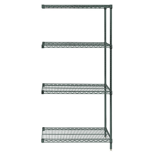 Wire Shelving Add-On Kit, Green