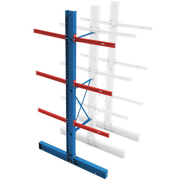 Cantilever Rack, Load Capacity 13,010 lb