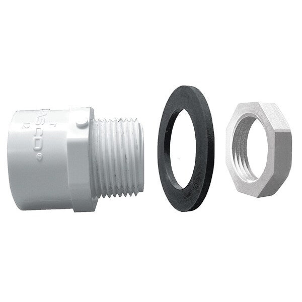 Adapter, 1 in, Schedule 40, Socket x MNPT