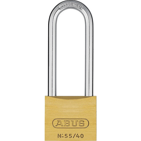 Solid Brass Padlock Keyed Alike, Keyed Alike, Long Shackle, Hardened Steel Shackle