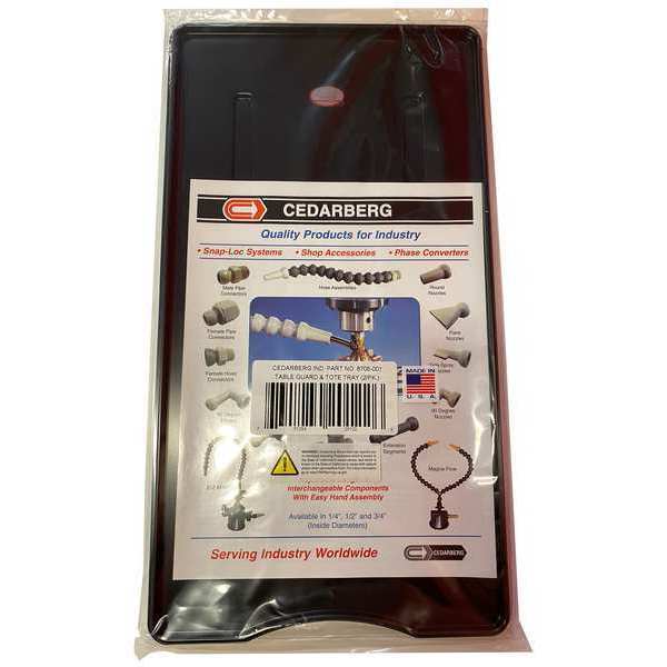 Table Guard, Plastic, 5 lb Storage Cap, Blk