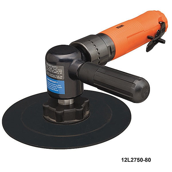 Right Angle Angle Grinder, 1/4 in NPT Air Inlet, Heavy Duty, 4500 rpm, 0.9 HP