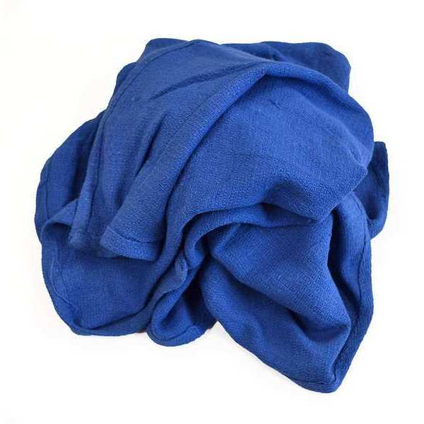 Huck Towel, Cotton, Blue