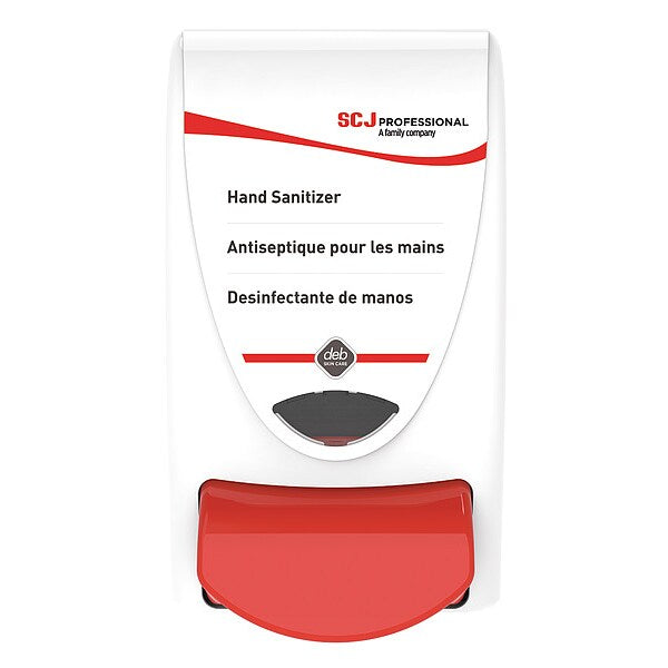 Hand Sanitizer Disp, WH, 1 L, 4 5/8 inD