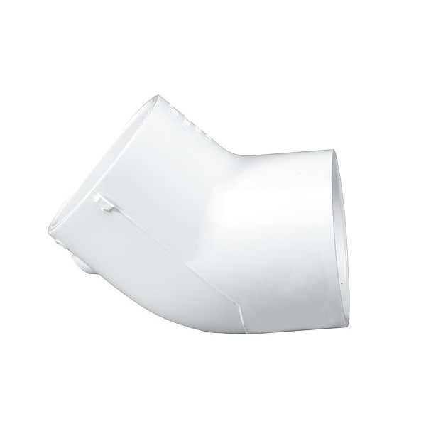 45 Elbow, PVC, 1 1/4 in, Socket, SCH 40