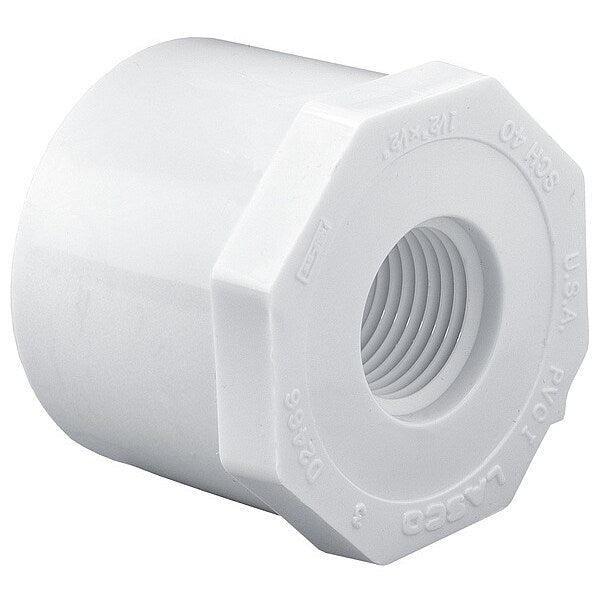 Bushing, 3/4 x 1/2 in, Schedule 40, White