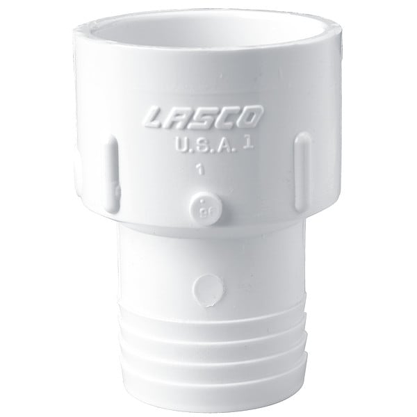 Adapter, 3/4 in, Schedule 40, White