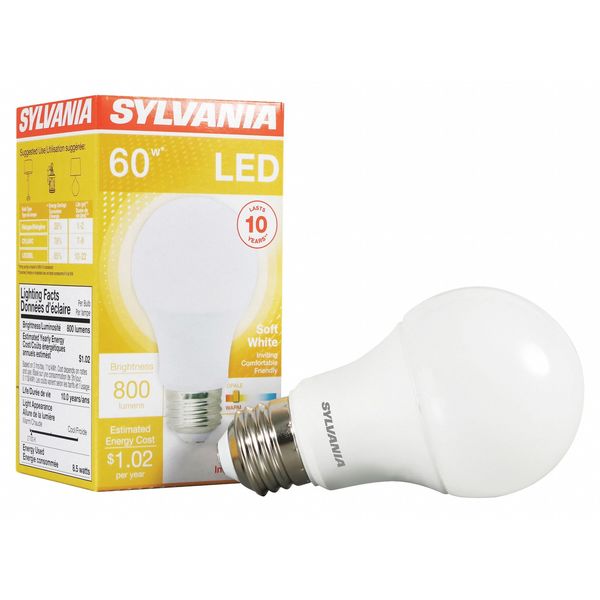 LED, 8.5 W, A19, Medium Screw (E26)