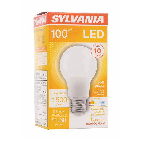 LED, 14 W, A19, Medium Screw (E26)