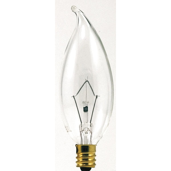 25 W, B10, Candelabra Screw (E12)