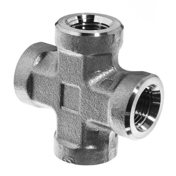 Female Cross, 304 SS, 3/8