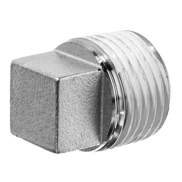 Square Head Plug, 304 SS, 3/4