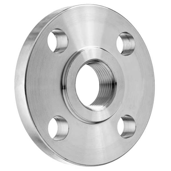 Threaded Pipe Flange, Flat Face, 1 in