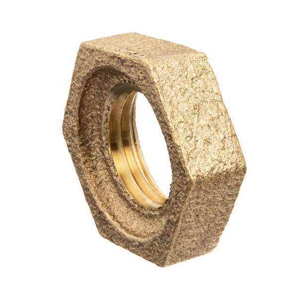 Locknut, Brass, 1/4 in, F BSPP, Class 125