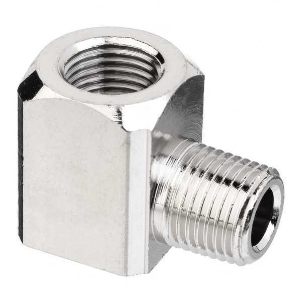 90 Elbow Adapter, Brass, 3/8 in, NPTF