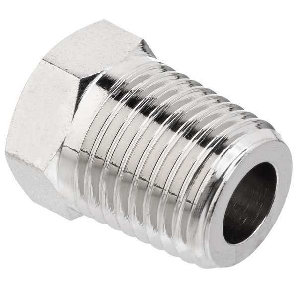 Hex Bushing, Brass, 1/2 x 1/8 in, NPTF