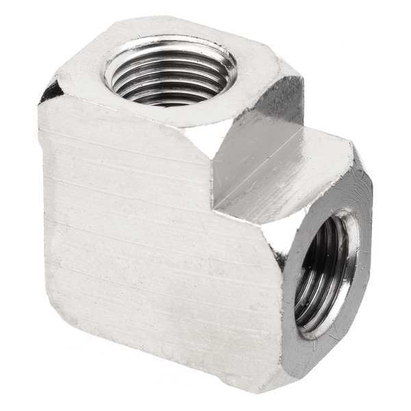 90 Elbow, Nickel-Plated Brass, 1/8 in