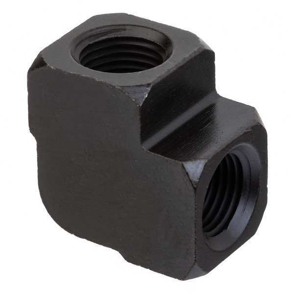 90 Elbow, Black Zinc-Plated Brass, 1/8 in