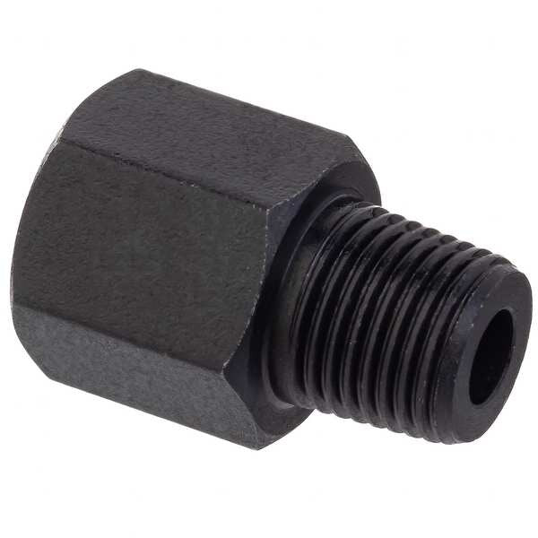 Adapter, Black Zinc-Plated Brass, 3/8 in