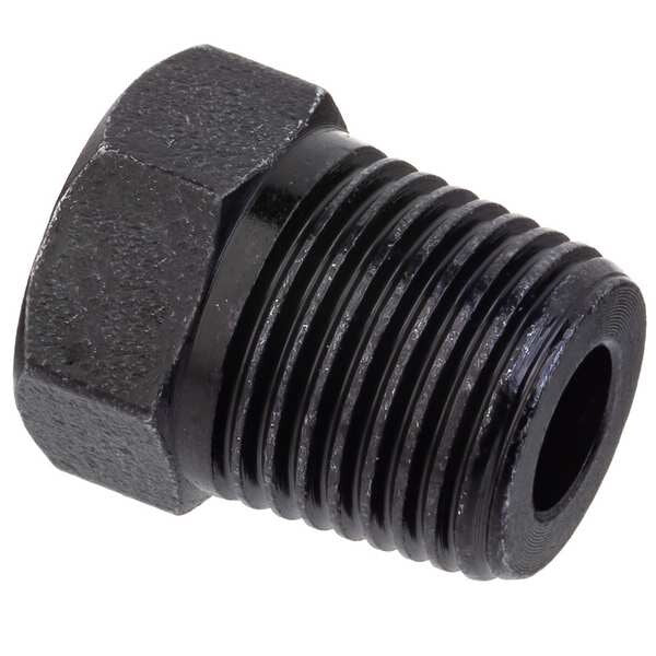 Hex Head Plug, Male NPTF, Brass, 3/8 in