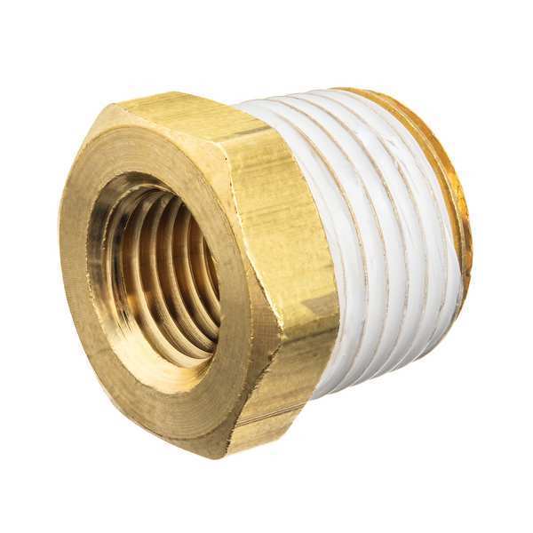 Hex Bushing, Brass, 2 1/2 x 1 1/4 in