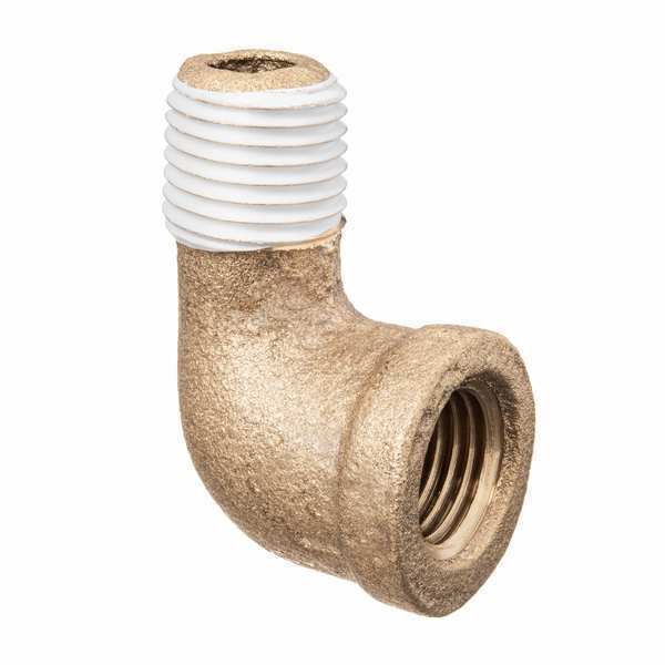 90 Street Elbow, Brass, 3/8 in, NPT