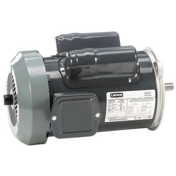 Auger Duty Motor, 1/2 HP, 115/230V AC, 1,800 Nameplate RPM, 56YZ Frame