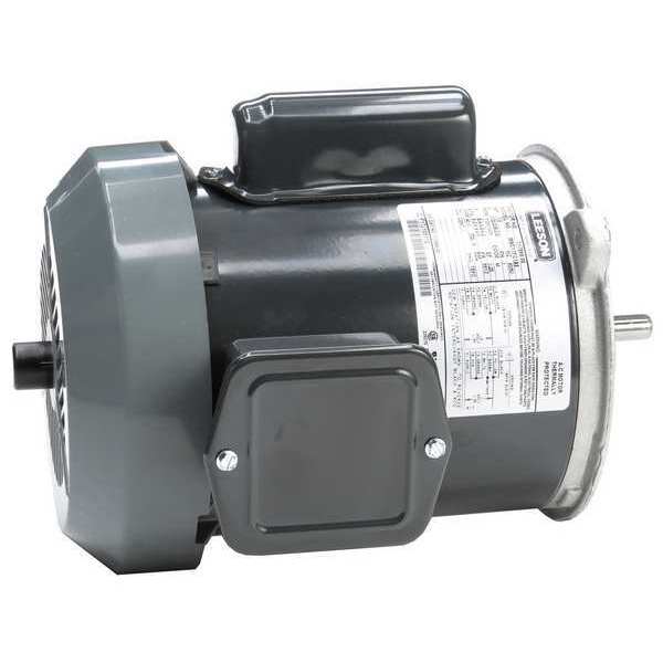 Auger Duty Motor, 1/2 HP, 115/230V AC, 1,800 Nameplate RPM, 56YZ Frame