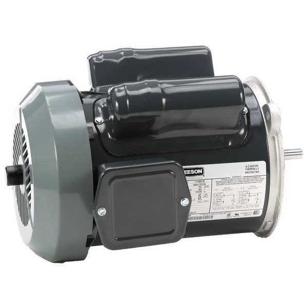 Auger Duty Motor, 3/4 HP, 115/230V AC, 1,800 Nameplate RPM, 56YZ Frame