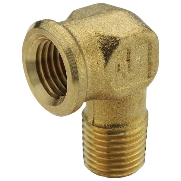 90 Street Elbow, Brass, 3/8 x 1/2 in