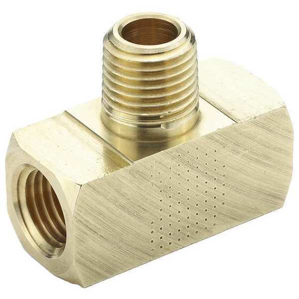 Extruded Branch Tee, Brass, 1/2 in, NPT