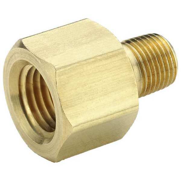 Reducing Adapter, Brass, 1/4 x 1/8 in