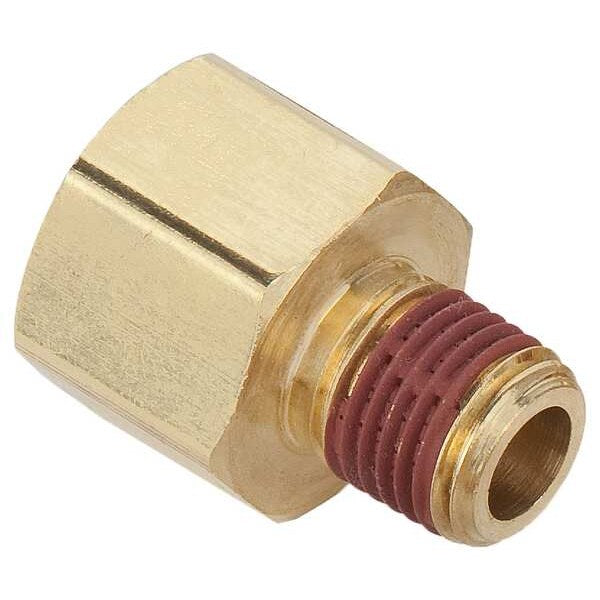 Adapter, Brass, 3/8 x 1/8 in, FNPT x MNPT